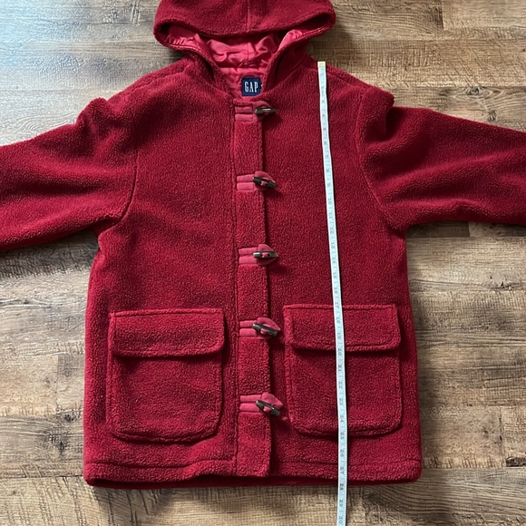 Gap Spring/Fall Teddy Jacket with Zipper & Toggles - Picture 3 of 8